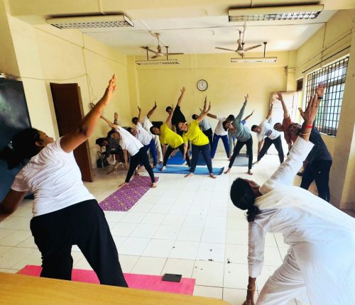 Yoga day celebration at Head Office 