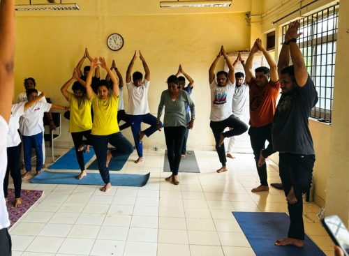 Yoga day celebration at Head Office 